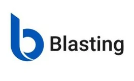 Logo de Blasting, cliente de Bisagras Canton